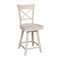 International Concepts Charlotte Counter Height Stool, 24" Seat Height, Swivel, Unfinished S-312SW - alternate 10
